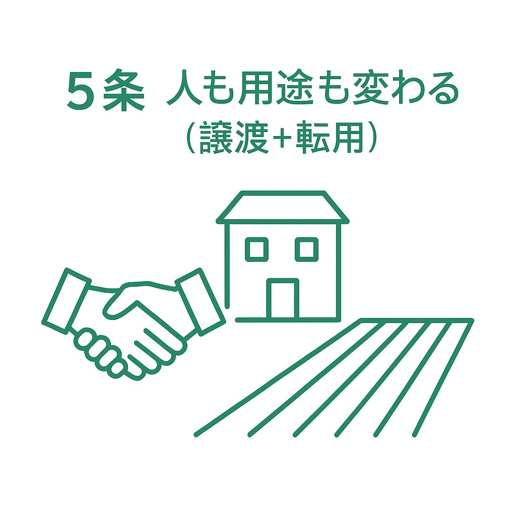 5条許可のイメージ