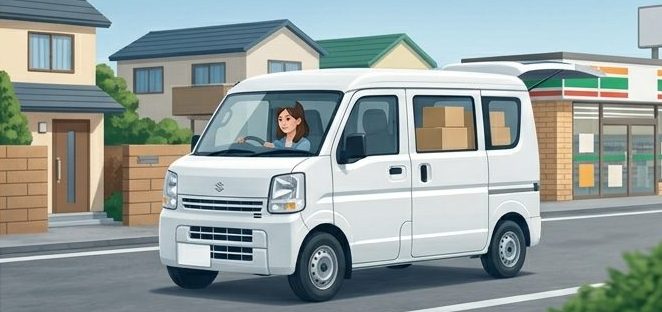 軽貨物・黒ナンバー取得のイメージ