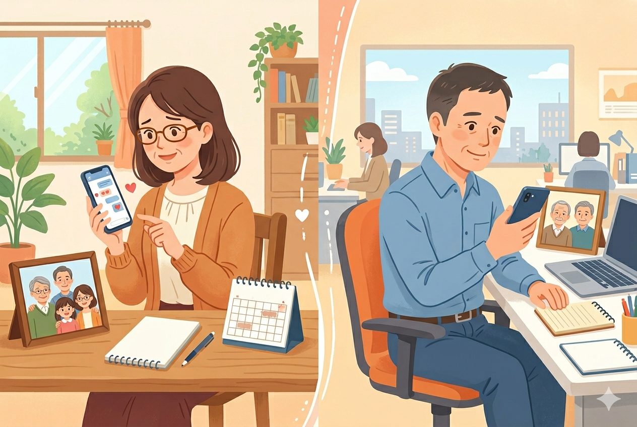 地域密着の見守りサポートイメージ