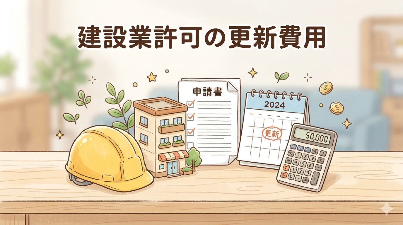 建設業許可更新のイメージ