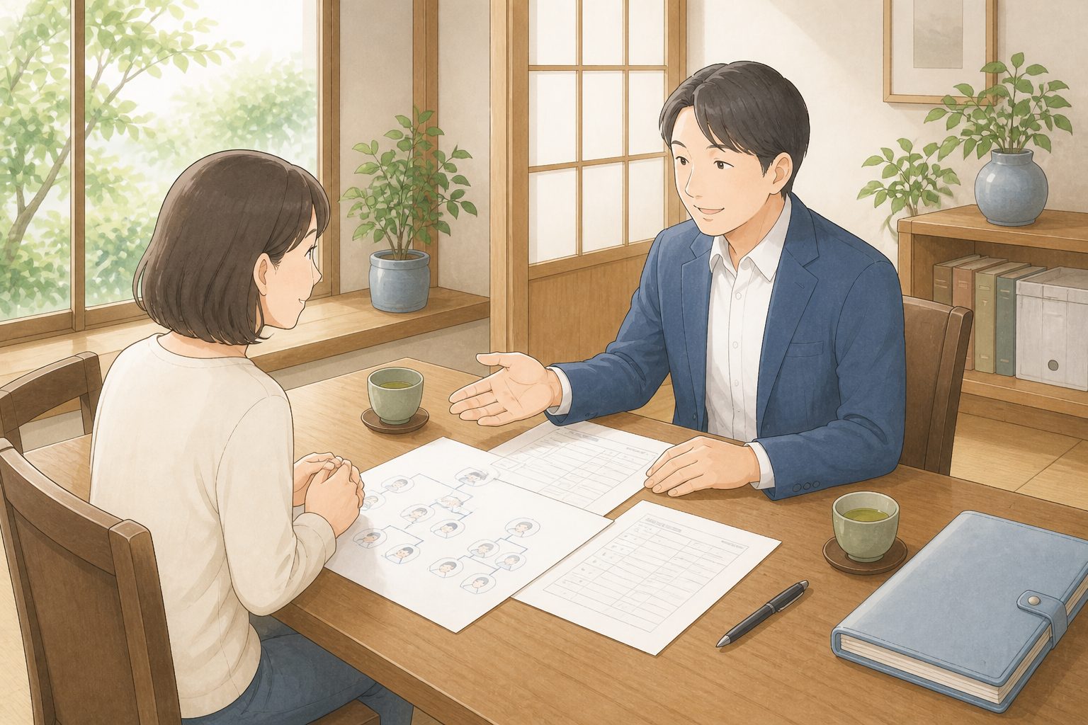 複雑な相続の整理アイコン